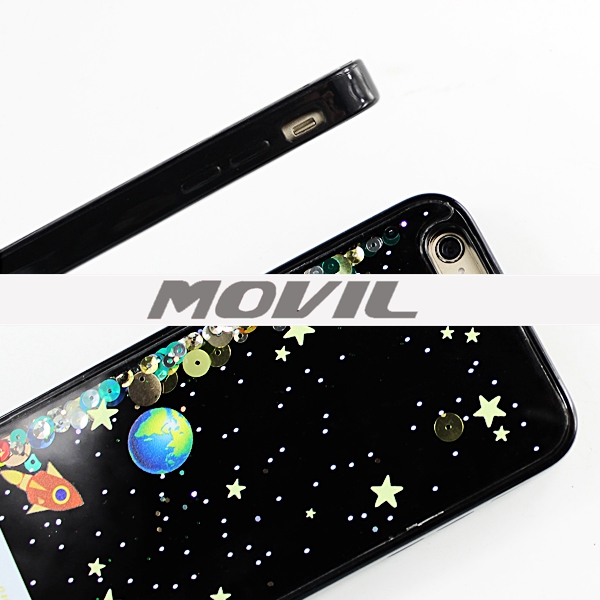 NP-2455 TPU flujo 3D estrellas Funda para Apple iPhone 6-6